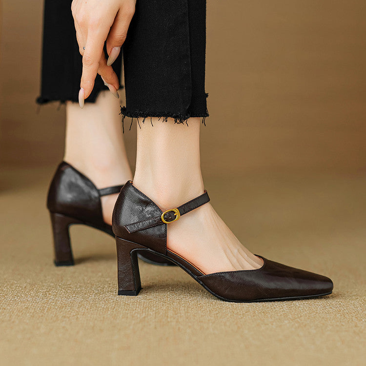 Anna-Berg | Genuine Leather Heels