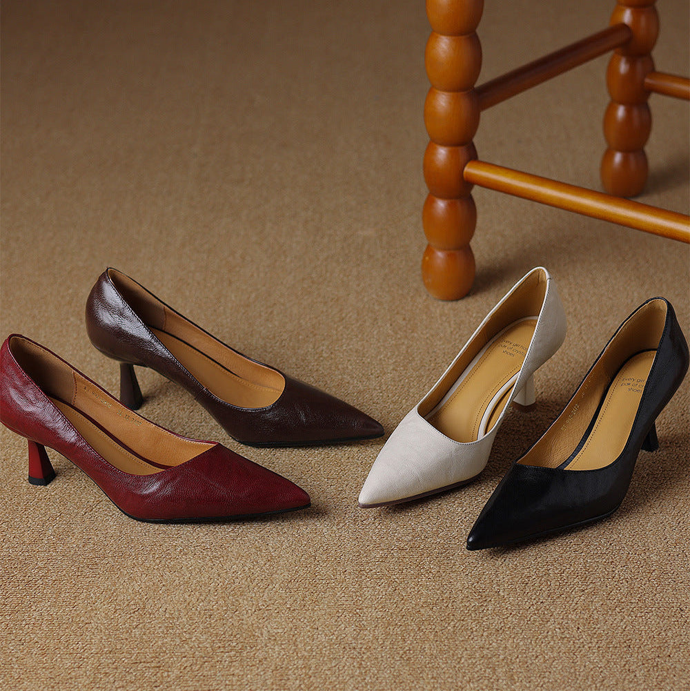 Anna-Berg | Genuine Leather Heels