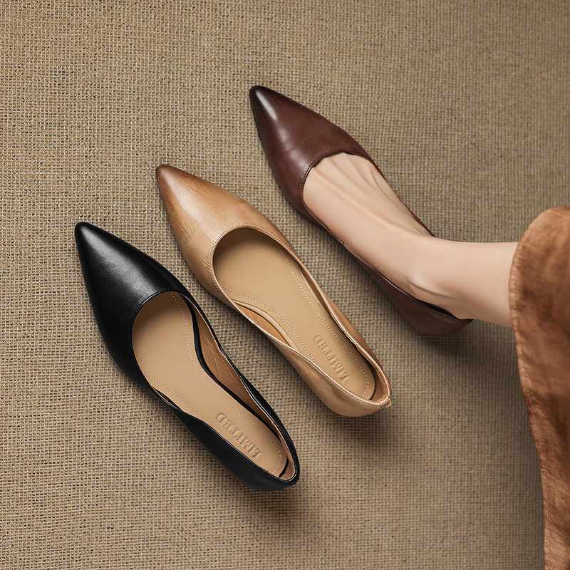 Anna-Berg | Genuine Leather Flats