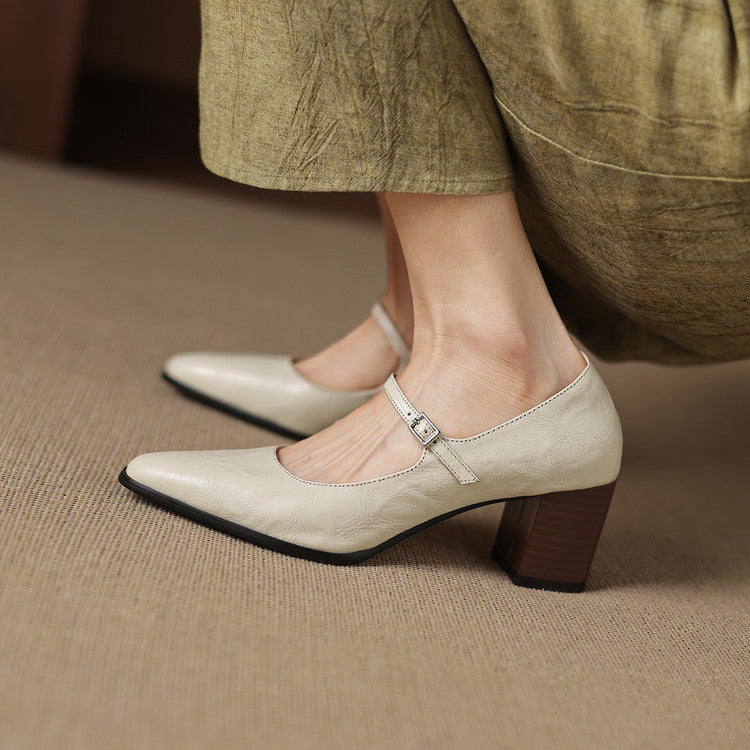 Anna-Berg | Genuine Leather Heels