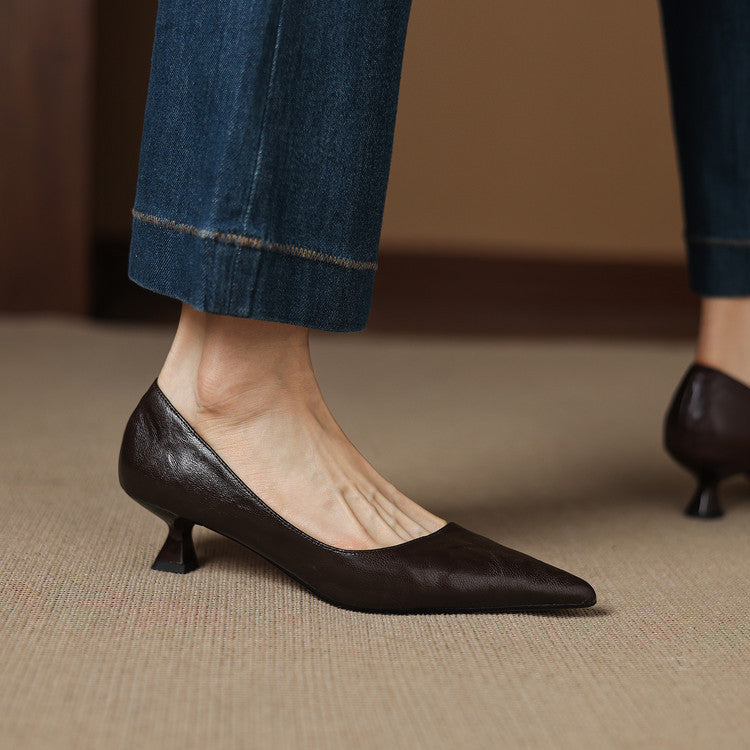 Anna-Berg | Genuine Leather Heels