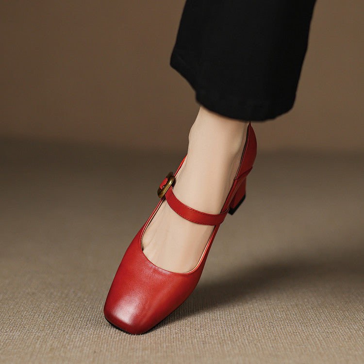 Anna-Berg | Genuine Leather Heels