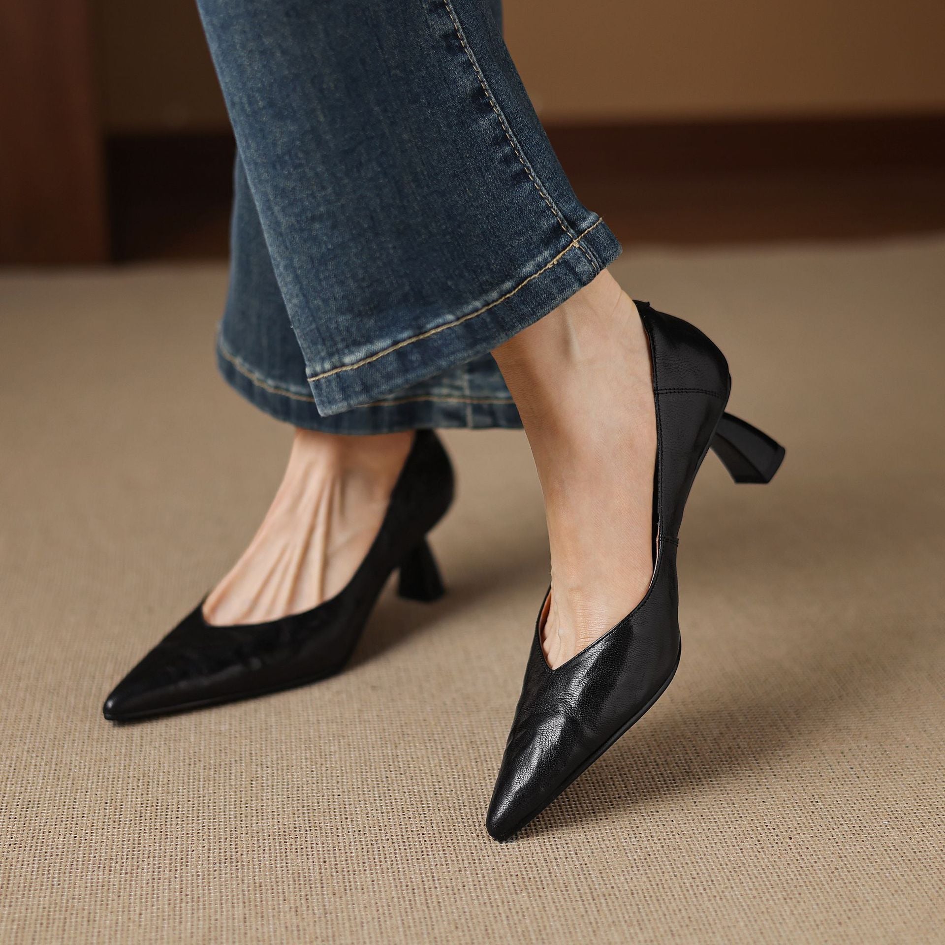 Anna-Berg | Genuine Leather Heels