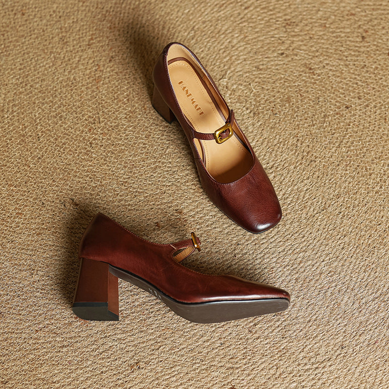 Anna-Berg | Genuine Leather Heels