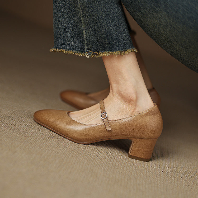 Anna-Berg | Genuine Leather Pumps