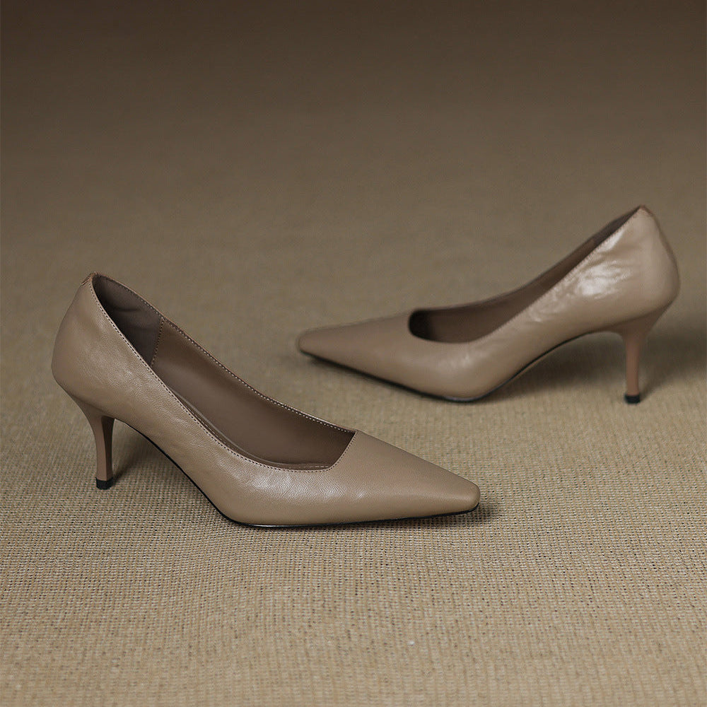 Anna-Berg | Genuine Leather Heels