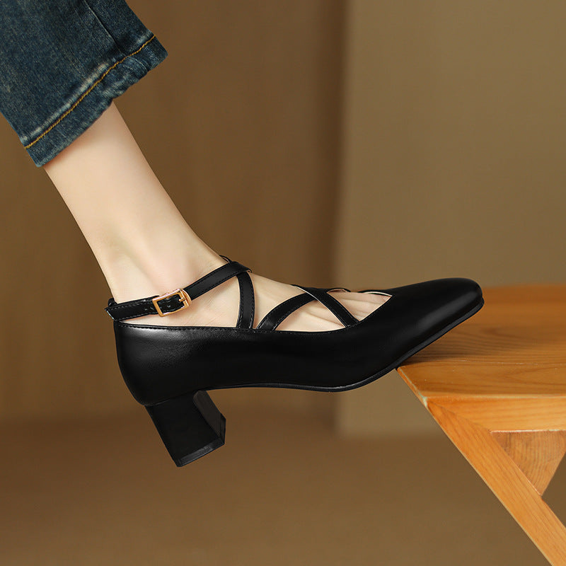 Anna-Berg | Leather Heels