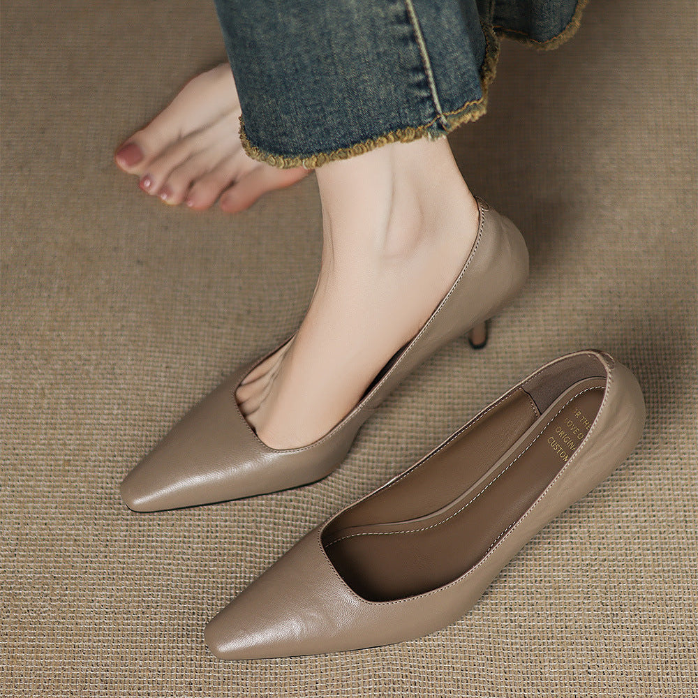 Anna-Berg | Genuine Leather Heels