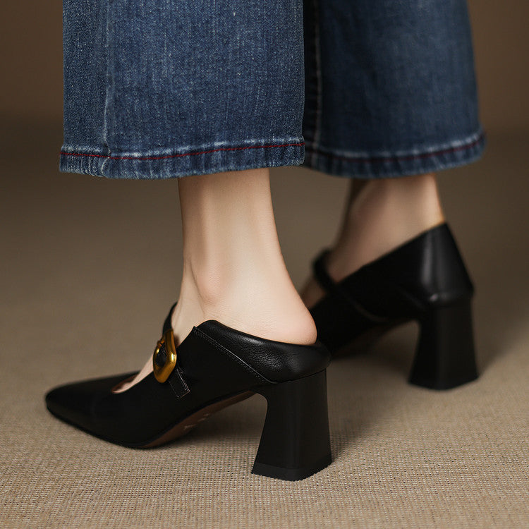 Anna-Berg | Genuine Leather Heels