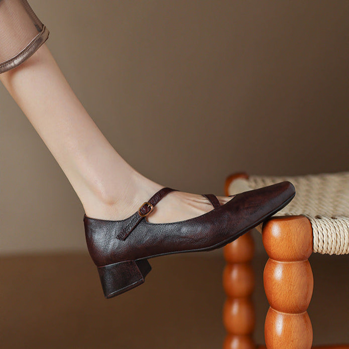 Anna-Berg | Genuine Leather Heels