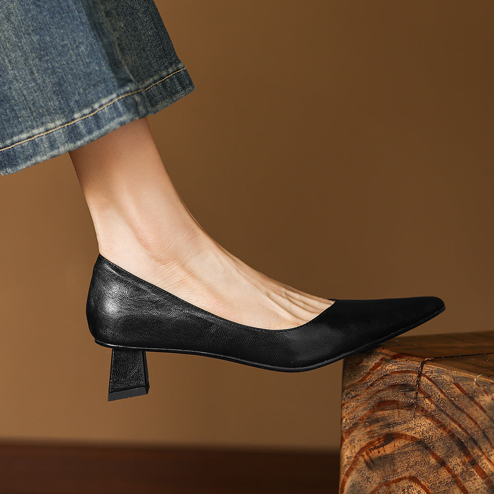 Anna-Berg | Genuine Leather Heels