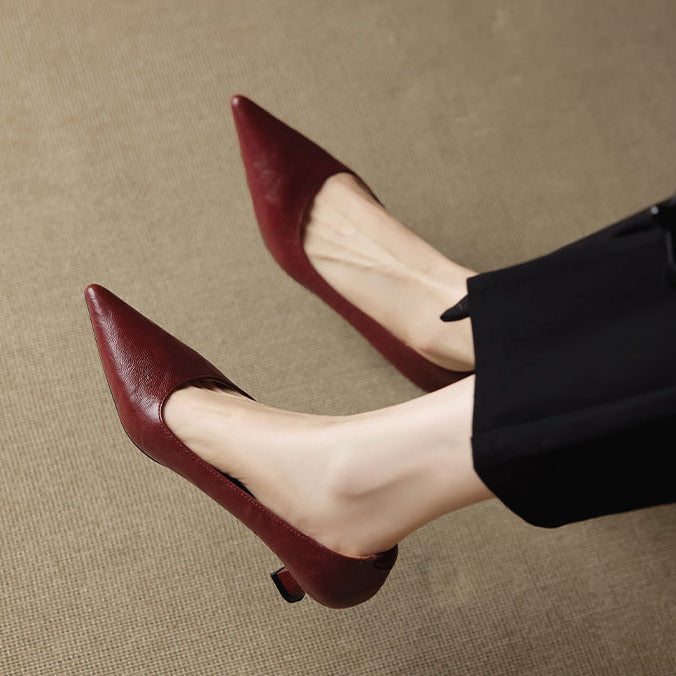 Anna-Berg | Genuine Leather Heels