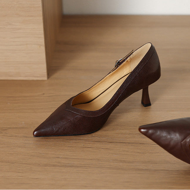 Anna-Berg | Genuine Leather Heels