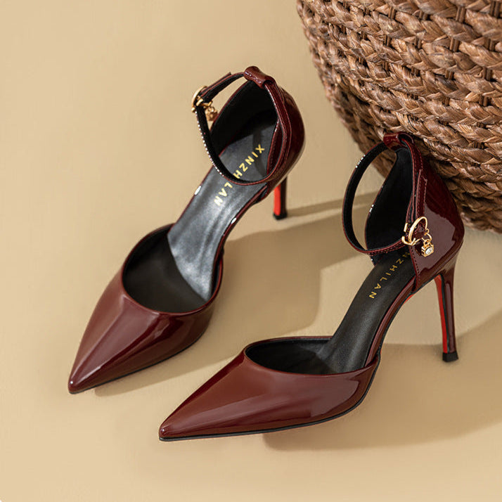 Anna-Berg | Elegant Pointed Toe Heels in Leather