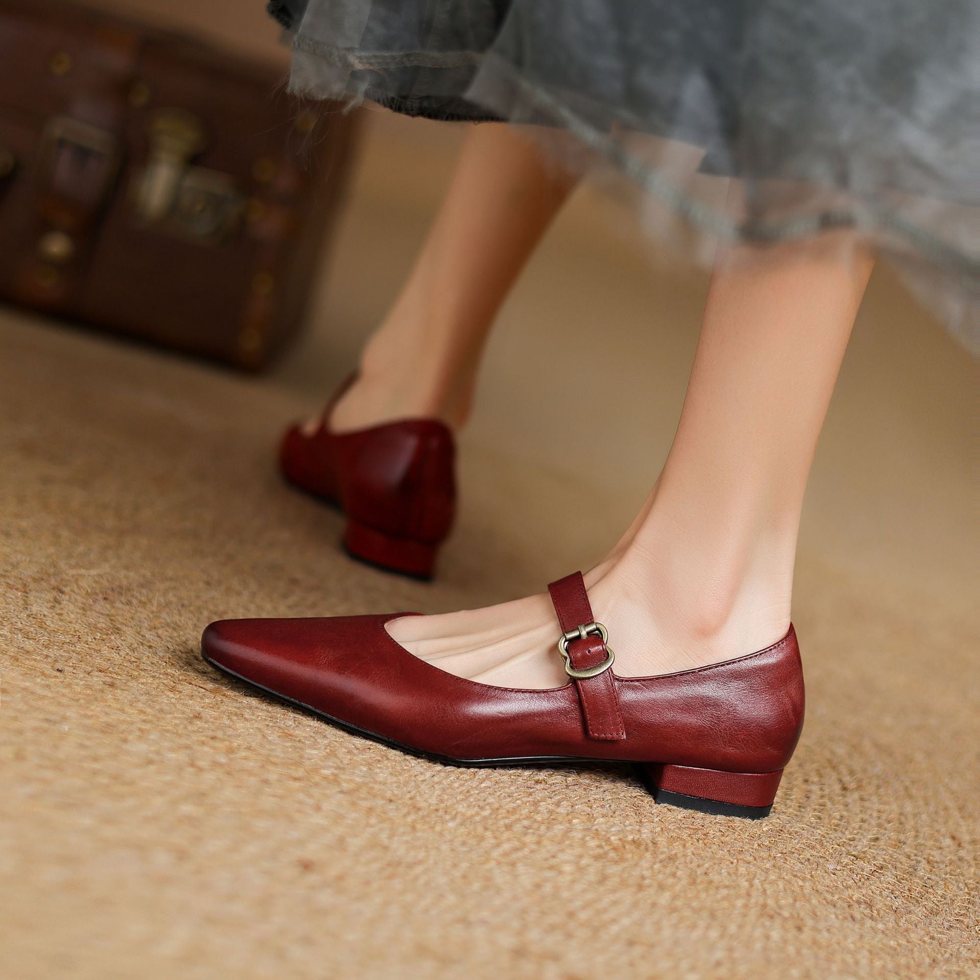Anna-Berg | Genuine Leather Heels