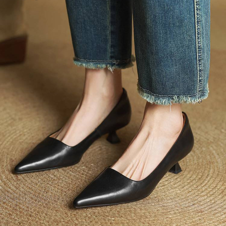 Anna-Berg | Genuine Leather Heels