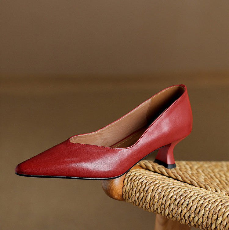 Anna-Berg | Genuine Leather Heels