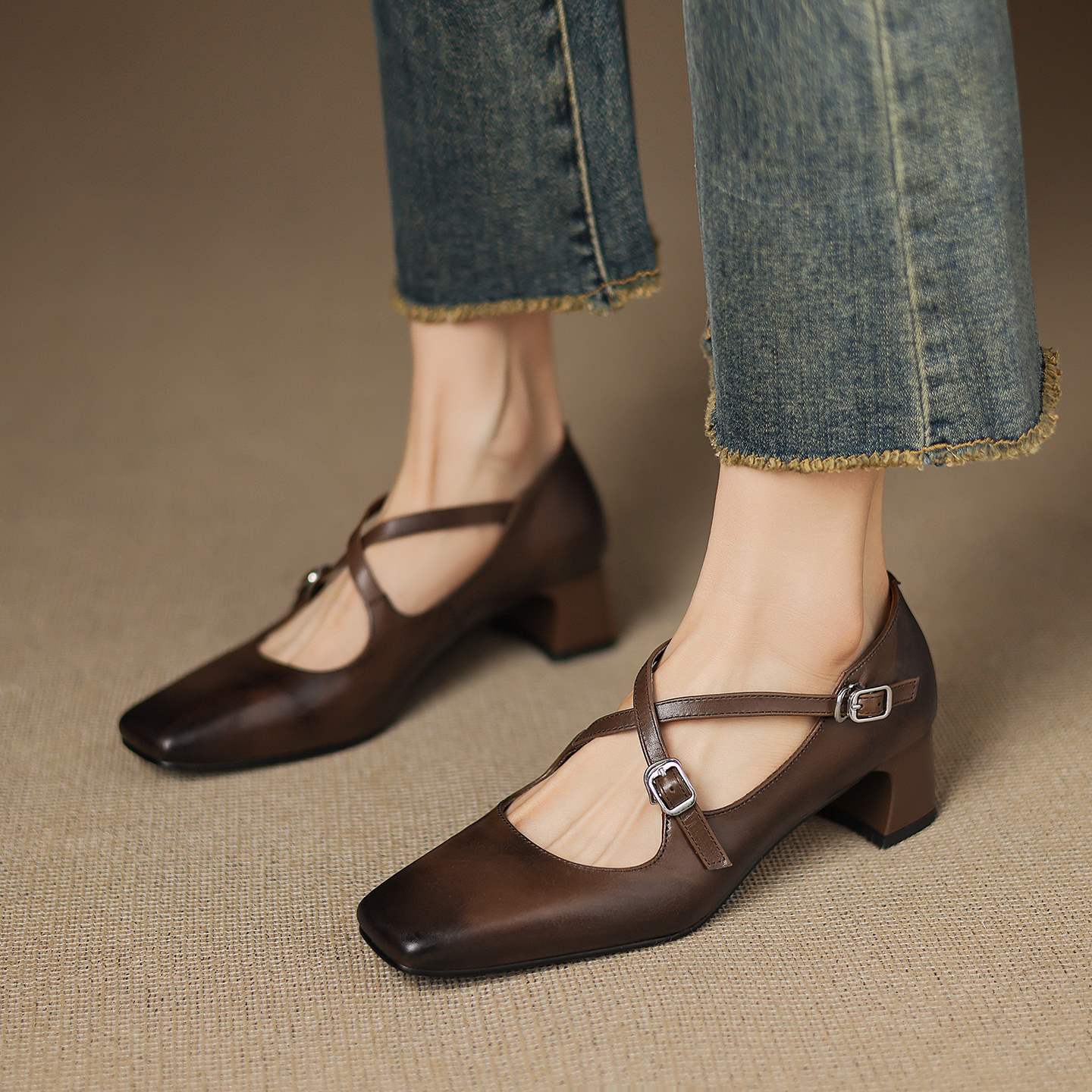 Anna-Berg | Genuine Leather Heels