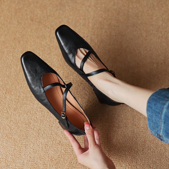 Anna-Berg | Genuine Leather Heels