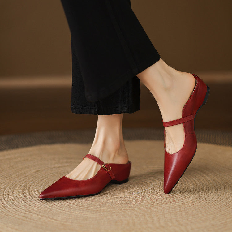 Anna-Berg | Genuine Leather Mules