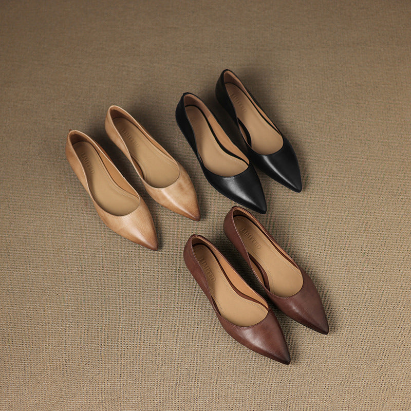 Anna-Berg | Genuine Leather Flats