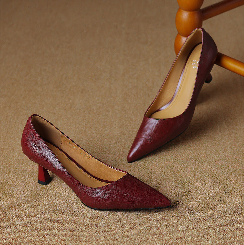 Anna-Berg | Genuine Leather Heels