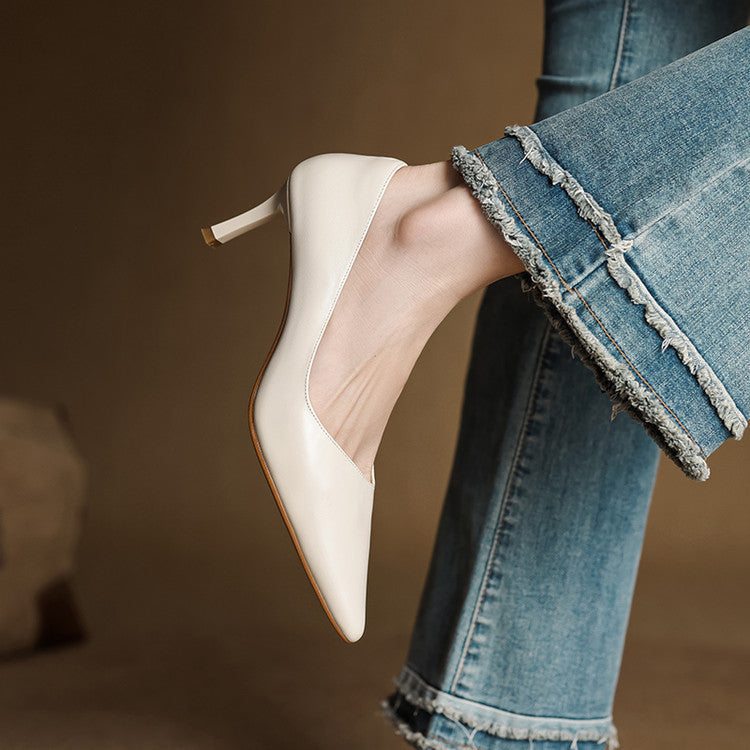 Anna-Berg | Genuine Leather Heels