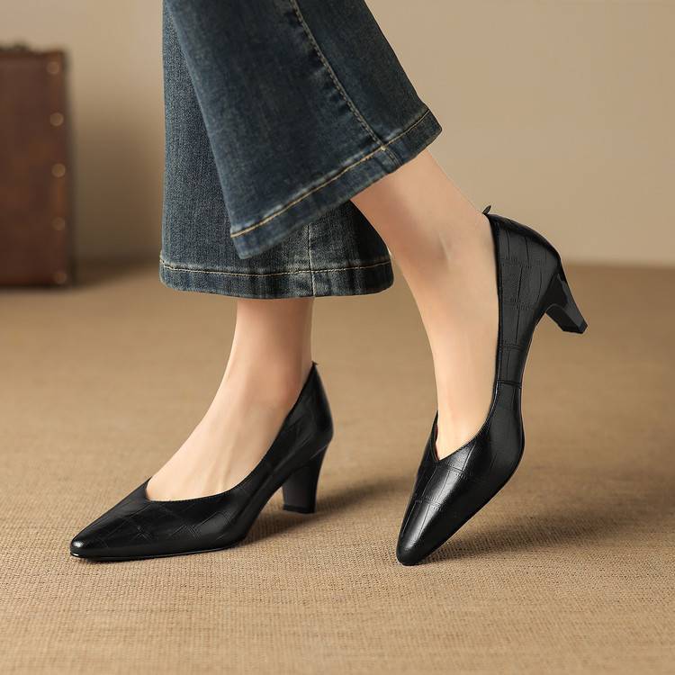 Anna-Berg | Genuine Leather Heels