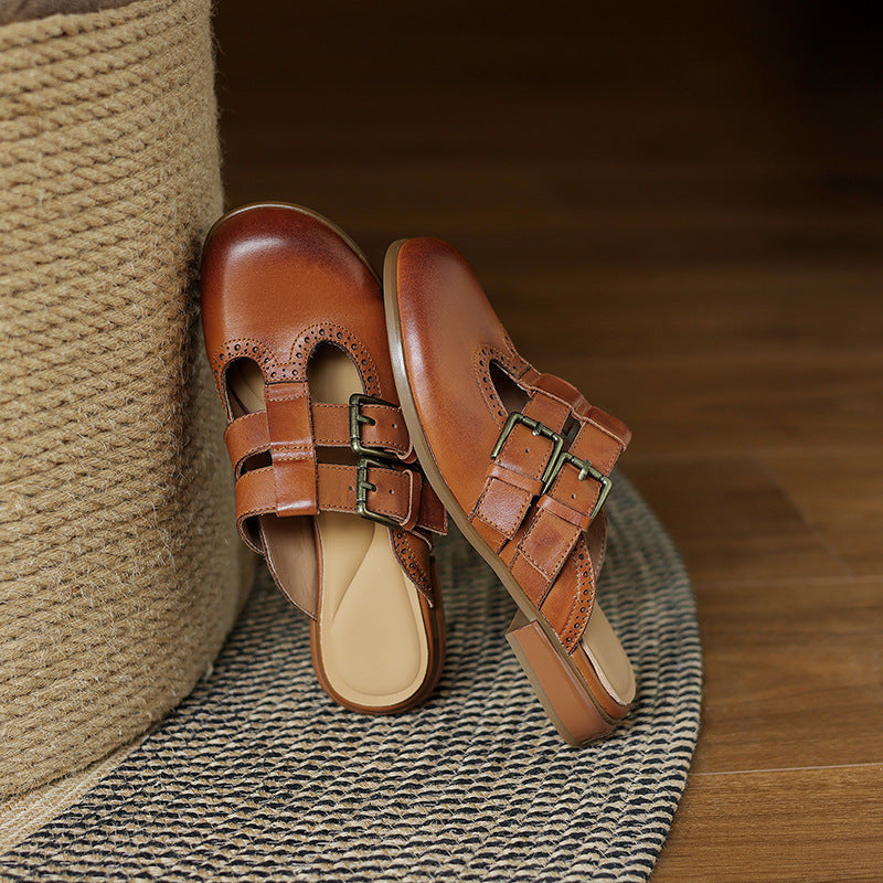 Anna-Berg | Leather Mules