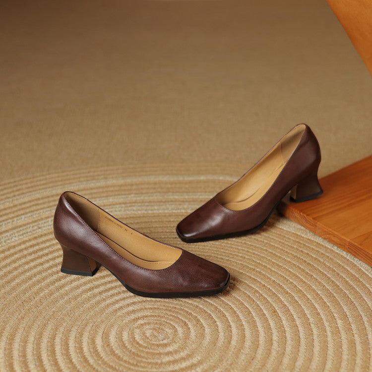 Anna-Berg | Genuine Leather Heels