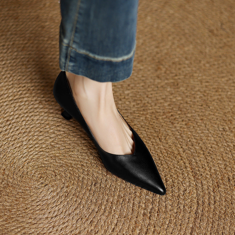 Anna-Berg | Genuine Leather Heels