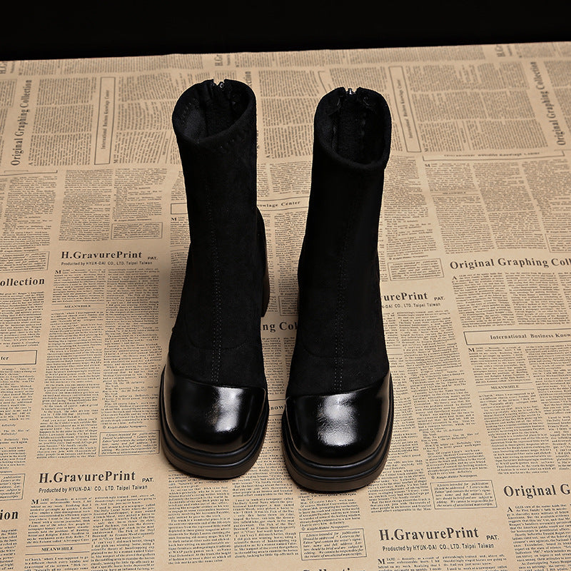 Anna-Berg | Leather Ankle Boots