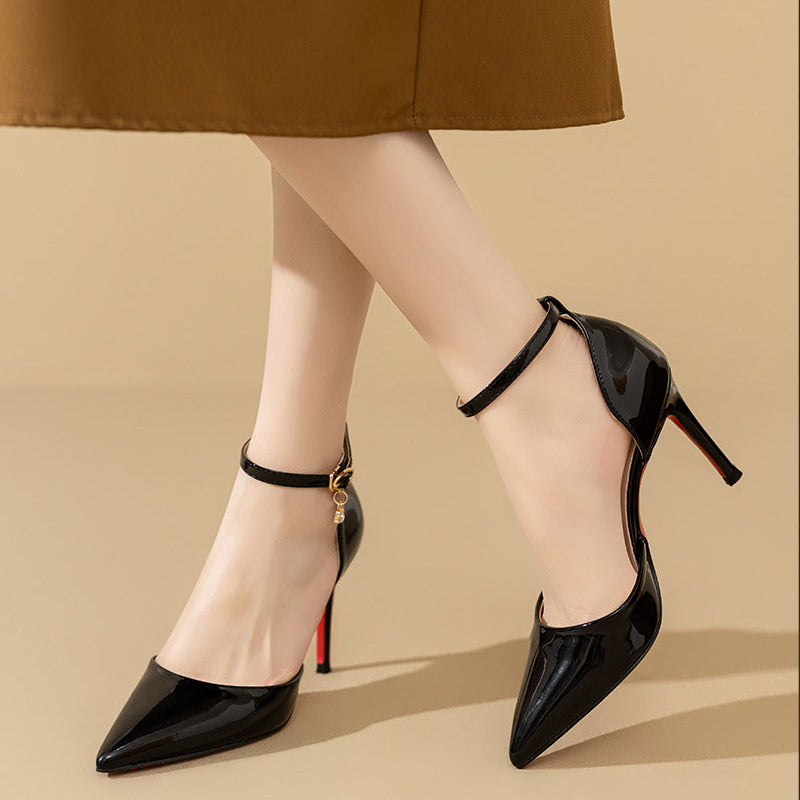 Anna-Berg | Elegant Pointed Toe Heels in Leather