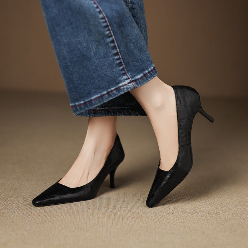Anna-Berg | Genuine Leather Heels