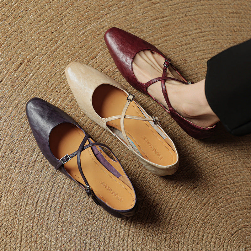 Anna-Berg | Genuine Leather Flats