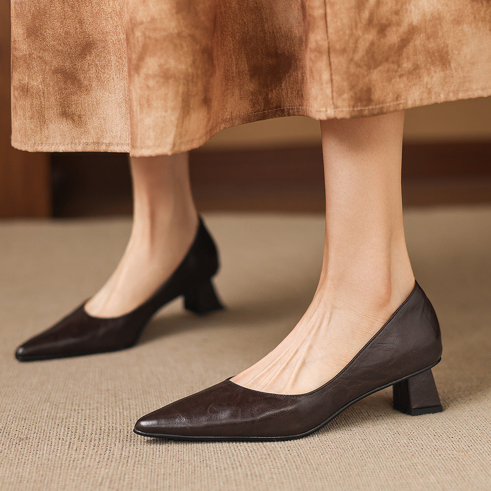 Anna-Berg | Genuine Leather Heels