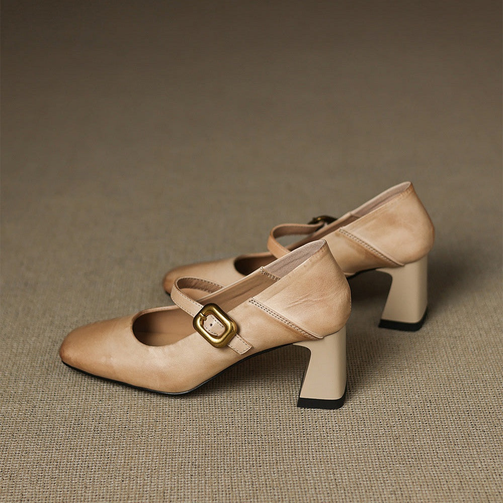 Anna-Berg | Genuine Leather Heels