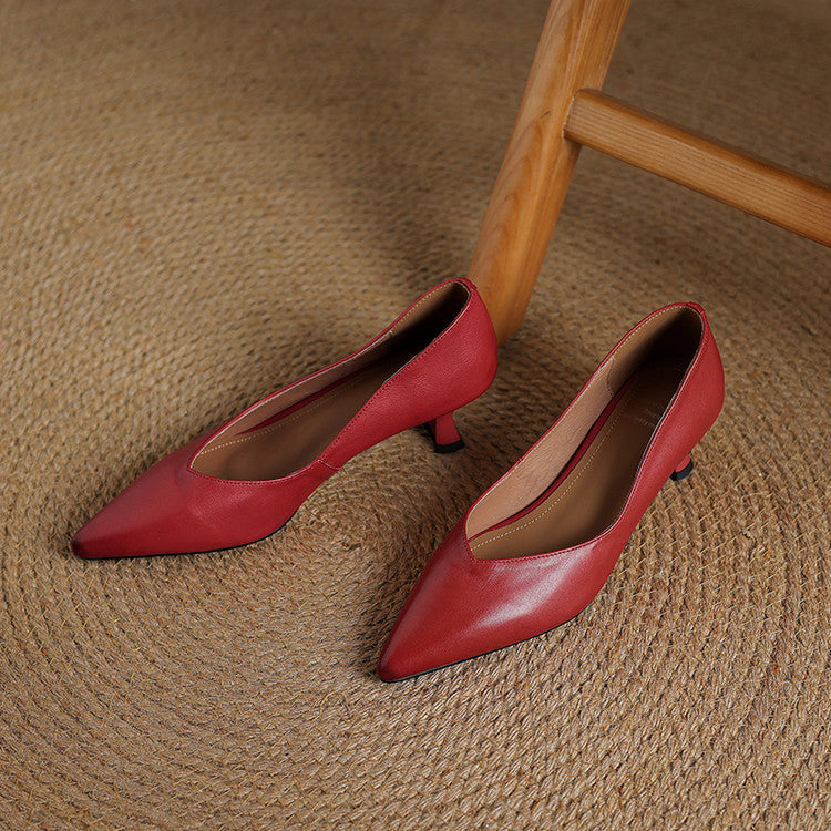 Anna-Berg | Genuine Leather Heels