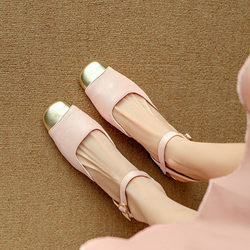 Anna-Berg | Slingback Heels in Leather