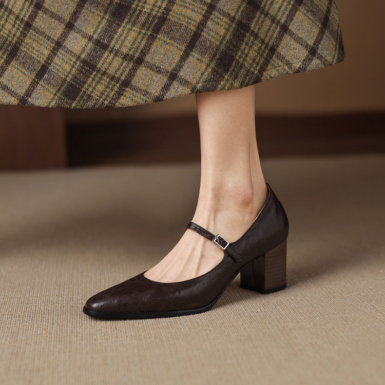 Anna-Berg | Genuine Leather Heels