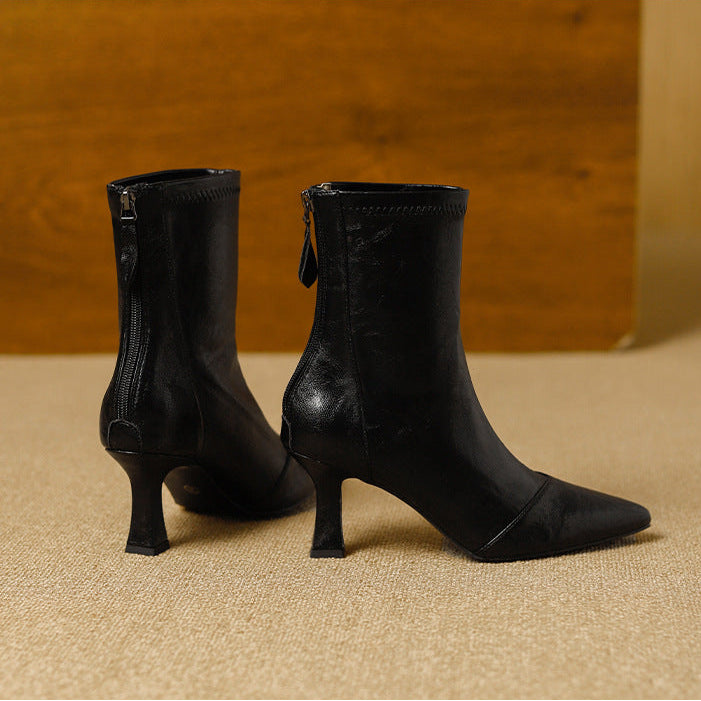 Anna-Berg | Leather Ankle Boots
