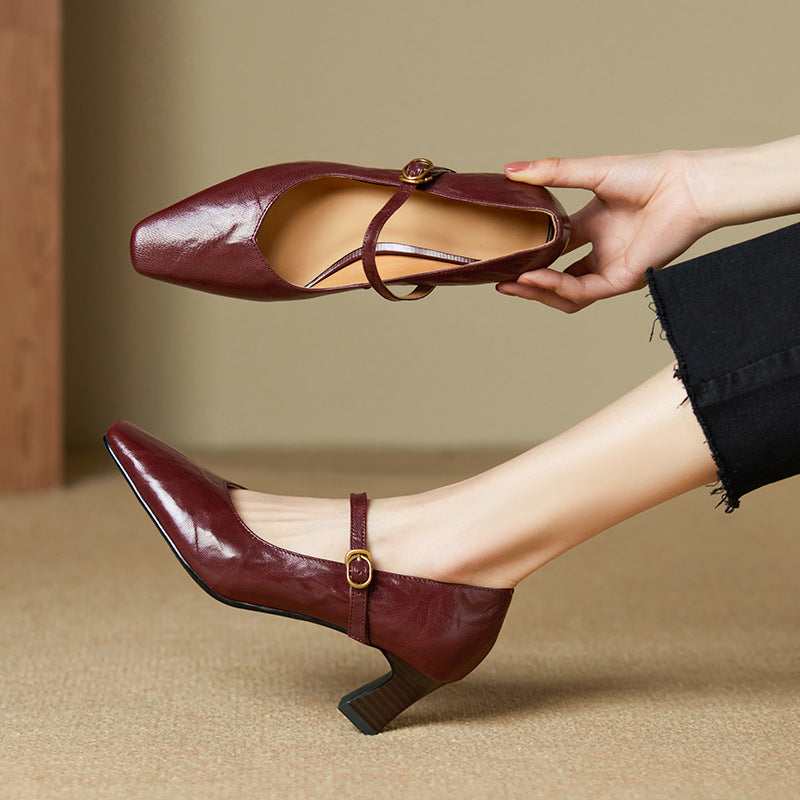 Anna-Berg | Genuine Leather Heels