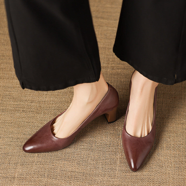 Anna-Berg | Genuine Leather Heels