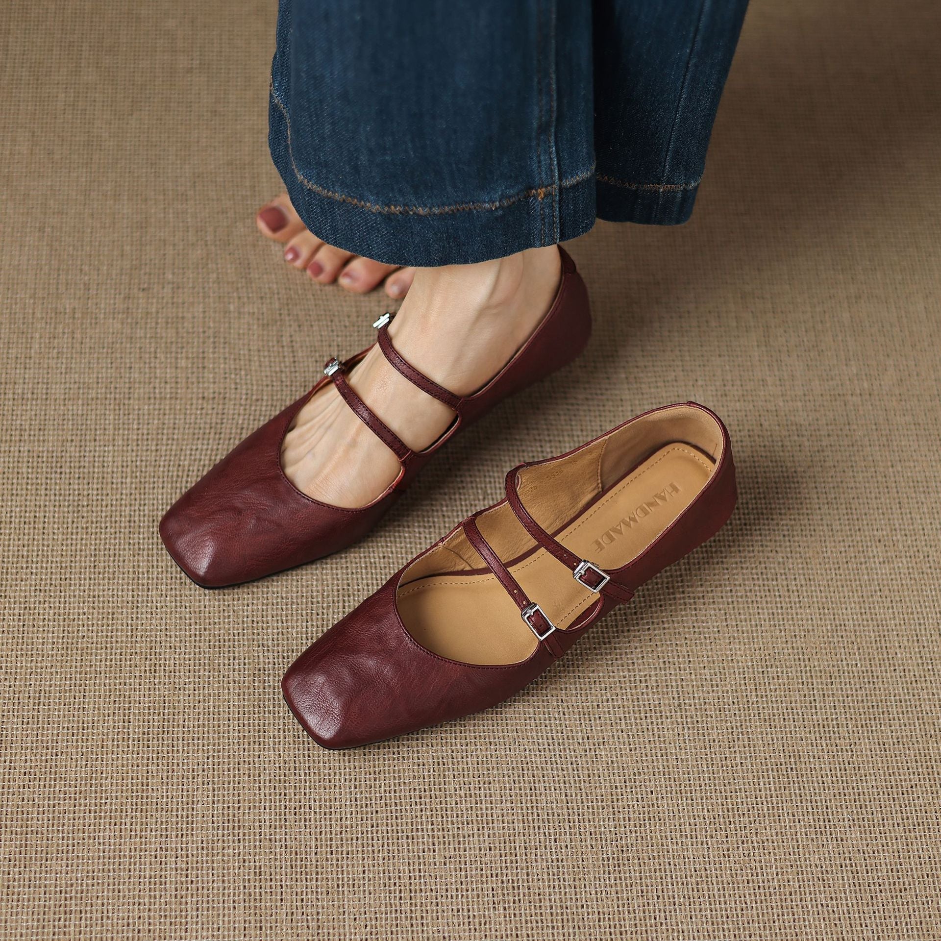 Anna-Berg | Genuine Leather Flats