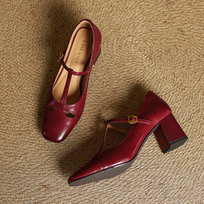 Anna-Berg | Genuine Leather Heels