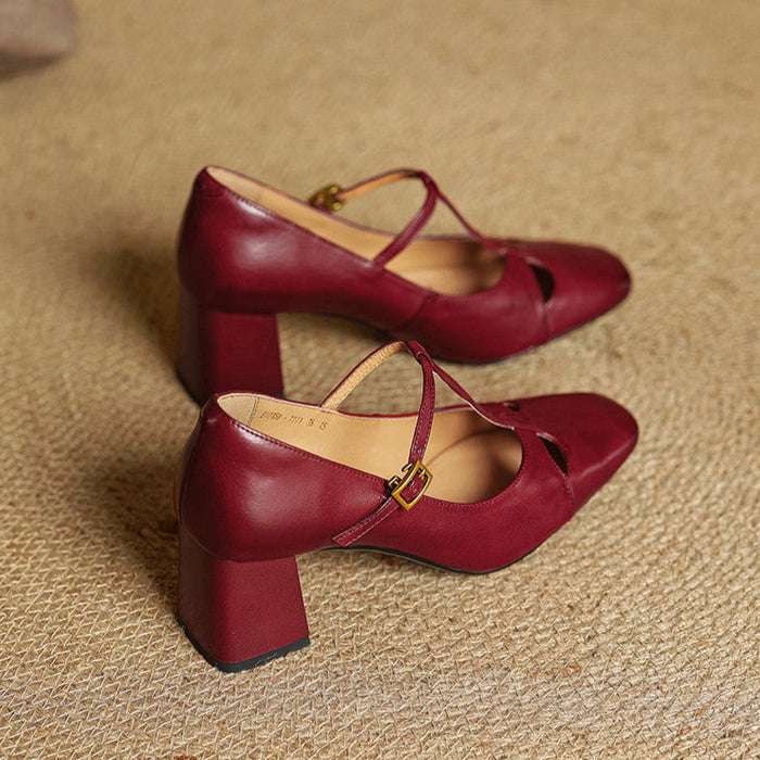 Anna-Berg | Genuine Leather Heels
