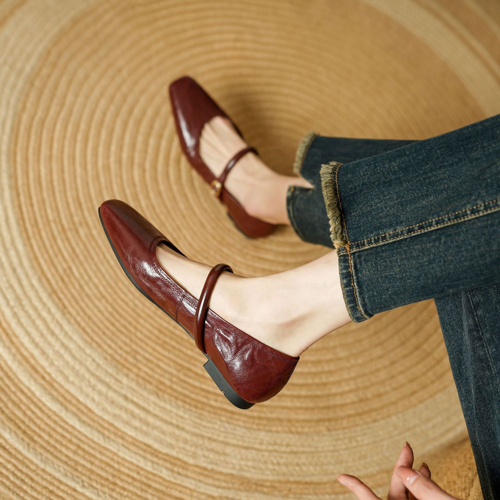 Anna-Berg | Genuine Leather Flats