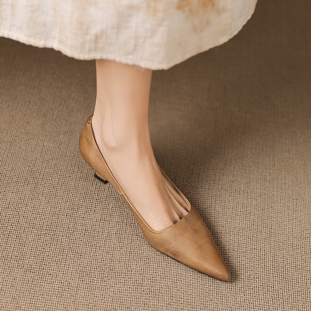 Anna-Berg | Genuine Leather Heels