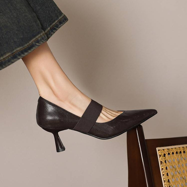Anna-Berg | Genuine Leather Heels