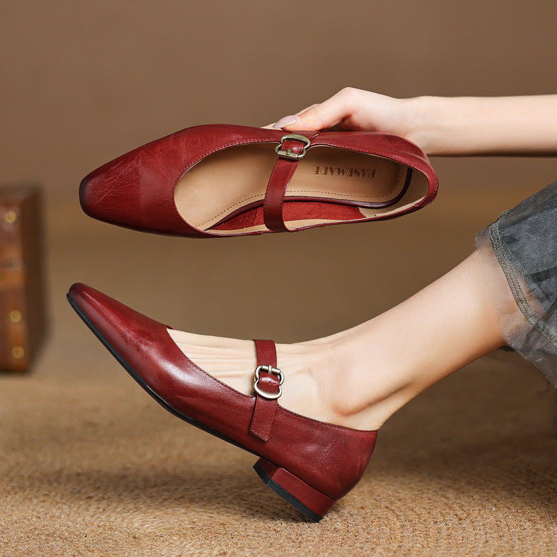 Anna-Berg | Genuine Leather Heels